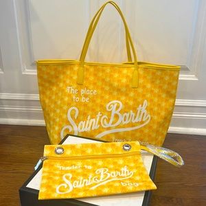 MC2 Saint Barth Monogram Print Tote